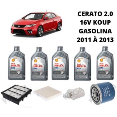 Imagem de Kit revisão troca de oleo kia cerato 2.0 16v koup 11 a 2013 - SHELL