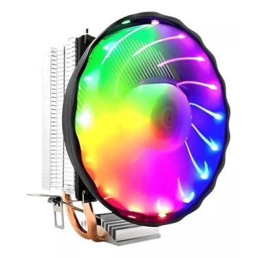 Imagem de Cooler Gamer Torre 1 Fan Rgb Para Cpu Intel e Amd e Servidor - Knup, R