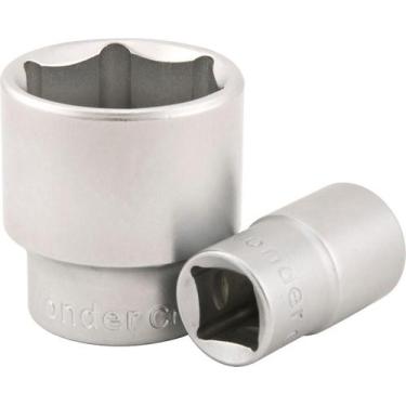 Imagem de Soquete sextavado enc 1/2" 14mm curto vanád. Vonder