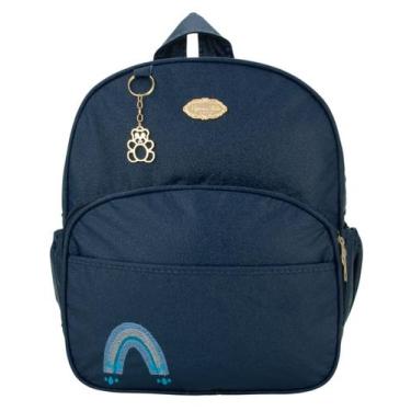 Imagem de Mochila Maternidade Arco Iris - Espera Feliz, Marinho