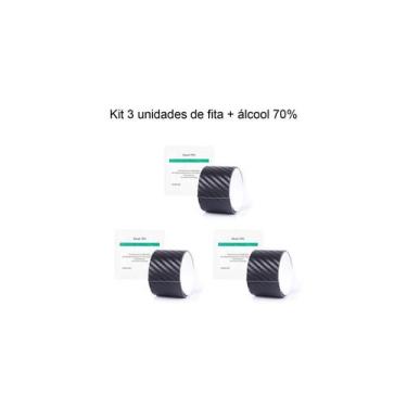 Imagem de Fita Protetora Carbon 3d Raquete De Beach Tenis-kit 3un  - LonGrip
