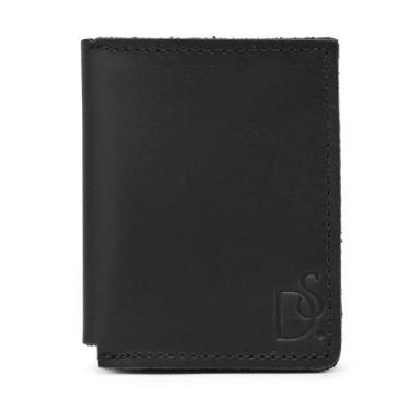 Imagem de Carteira Masculina Couro Moderna Slim Porta Cartao Documento Cedulas C