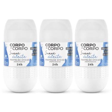 Imagem de 3UN Desodorante Antiperspirante Roll On Suave 50ml Davene