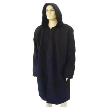Imagem de Roupão Parka Infantil Para Natação Rythmoon, 14, Preto