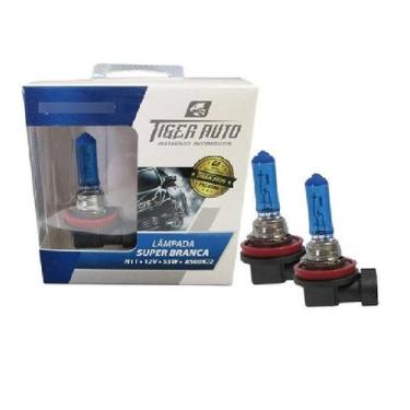 Imagem de Lampada h11 55w 12v super branca par tg1012h11 - TIGER AUTO