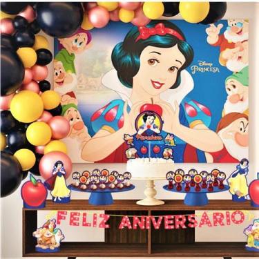 Imagem de Painel Decorativo festa Branca de Neve TNT 1,40 cm - Piffer & Cia