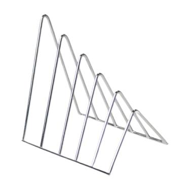 Imagem de UxicRuya Classificador de Pasta de Arquivo, Organizador de Livros, Suporte de Livros, Estante, Estante Triangular de Mesa para Guardar Livros Pesados E, Argent, Tamanho real