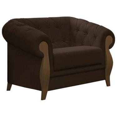 Imagem de Poltrona Decorativa Pes Em Madeira Murano SL 942 Moll - Molufan, SL 94