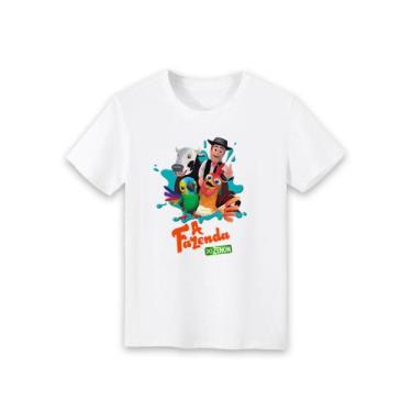 Imagem de A Fazenda do Zenon Camisa Unissex - Canik's BR, Branco, 12 ANOS