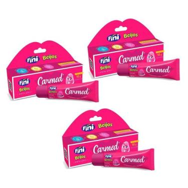 Imagem de Kit 3 Carmed Labial Fini Beijos 10g