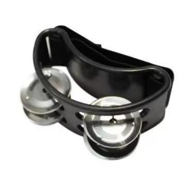 Imagem de Pandeirola Meia Lua de Pé ABS Preto SPRING PP10