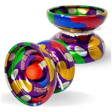 Imagem de Mega Kit 2 Un Io-io Yoyo Ioio Yo-yo Ioiô Aluminio Rolamento - Zoop Toy