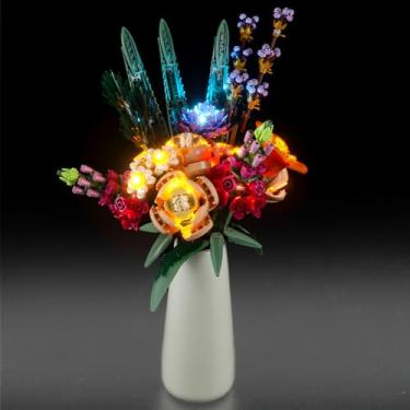 Imagem de Mililier LED Light Kit for Lego-10280 Flower Bouquet Building Set, Compatible with Lego 10280 Building Blocks Model(Not Include Blocks Set)