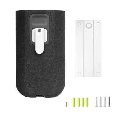 Imagem de EUGOOCX 1 par de suporte de parede para alto-falantes traseiros sem fio Sony SA-RS5, suporte de barra de som surround de metal, acessórios de montagem de áudio doméstico, branco, 2 peças