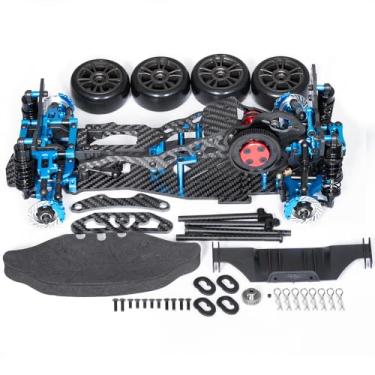 Imagem de MOHERO 1/10 RC Chassis Frame Kit Sakura D5 Mini+MR RC Flat Road Drift Car Chassis Kit Upgrade Part
