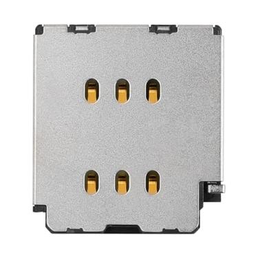 Imagem de Risidamoy Substituição de leitor de cartão SIM único para iPhone 14 PRO adaptador de slot de cartão SIM versão dos EUA cabo flexível para iPhone 14pro reparo de telefone celular peças de substituição