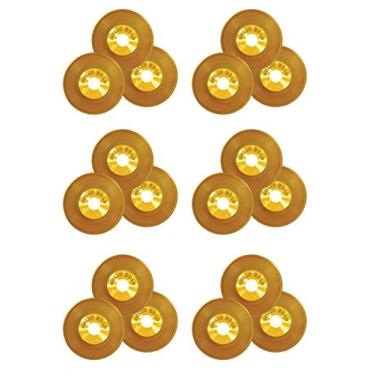 Imagem de Beistle Discos de plástico S57208Az6, 18 peças, 23 cm, dourado