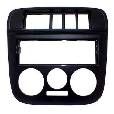 Imagem de Moldura Painel Central Radio Gol Parati G4 4 Portas Preto - Autoplast