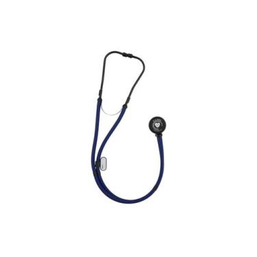 Imagem de Estetoscópio Rappaport Linha Black P.A. Med Azul - P.a.med