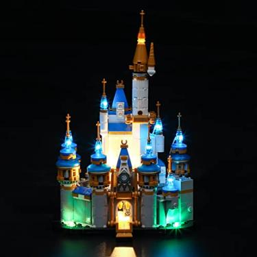 Imagem de YEABRICKS Kit de luzes LED para-40478 Disney Mini Castle modelo de blocos de construção (excluindo o kit de construção)