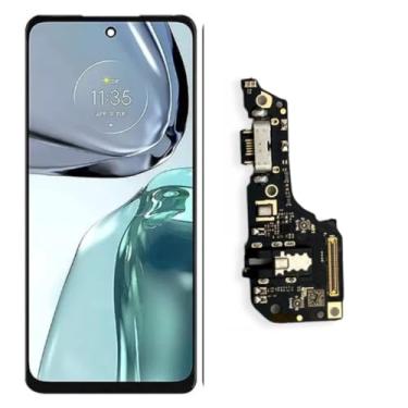 Imagem de Tela Display Lcd Touch Para Frontal Moto G62 Placa De Carga