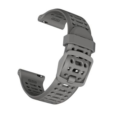 Imagem de ISABAKE Pulseiras para relógio inteligente Coros Pace 3/Apex 2 Pro/Apex Pro/Apex de 46 mm, pulseira esportiva de silicone de liberação rápida de 2 mm, pulseira respirável para relógio Coros