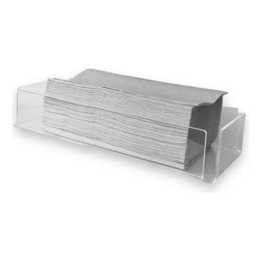 Imagem de Porta Papel Toalha De Acrilico Luxo Para Lavabo - CNC Sorocaba