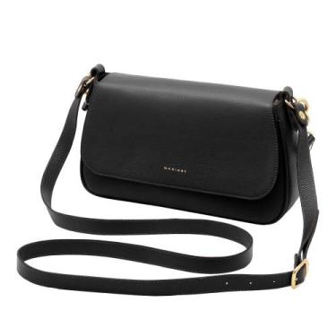 Imagem de Bolsa de Couro Mariart Mucuripe, Preto