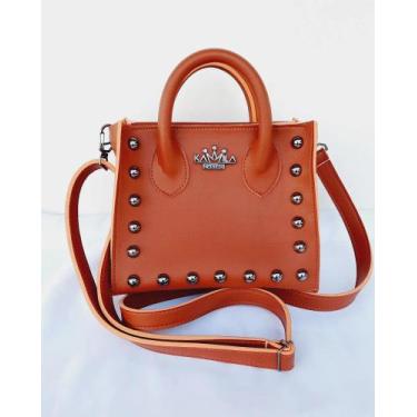 Imagem de Bolsa feminina Pequena tote alça de mão e transversal  - Kamila Castro