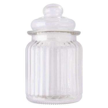 Imagem de Porta Condimento em Vidro com Tampa 230ml 7,6x7,6x13,2cm - Clink