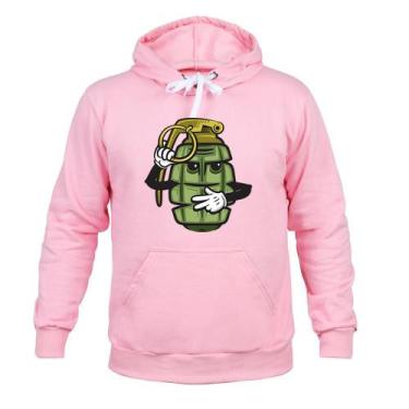 Imagem de Moletom 100% Algodão Canguru Granada - Surprass, Rosa, GG