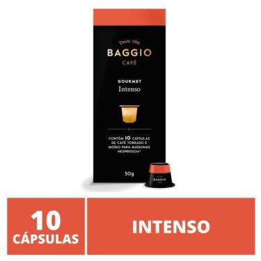 Imagem de 10 Cápsulas Para Cafeteira Nespresso  Baggio Café Gourmet - Intenso