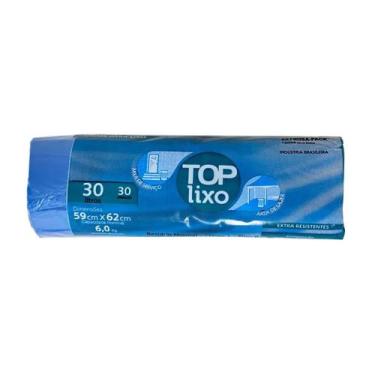 Imagem de Saco de lixo - azul - 30 litros - top lixo - 30 unidades