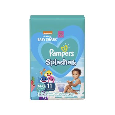 Imagem de Fralda Para Piscina Descartável Pampers Splashers