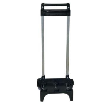 Imagem de Suporte Carrinho Grande 40Cm Rodinha Mochila Escolar Preto