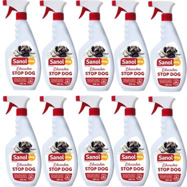 Imagem de Educador Sanitário Canino Stop dog - xixi Não pode Sanol 10 Unidades 500ml