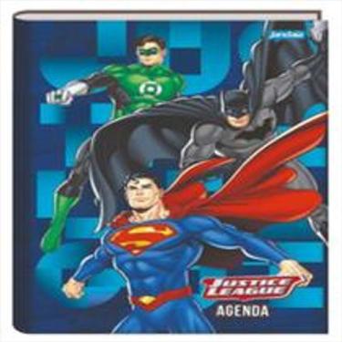 Imagem de Agenda permanente Jandaia liga da justiça 134x200mm 192fls