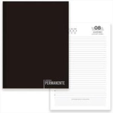 Imagem de Agenda permanente São Domingos preta 142x207mm 192 folhas