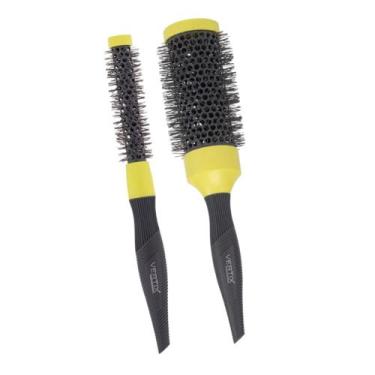 Imagem de 2 Escova Profissional Lime Green Cerâmica 25/43mm Vertix