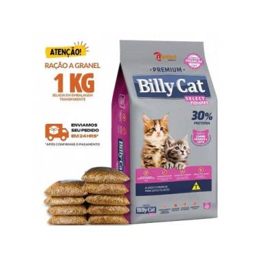 Imagem de Ração Para Gato Billy Cat Select Gatos Filhotes 1 KG Granel