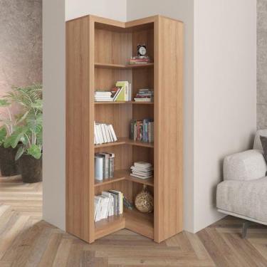 Imagem de Armário de Canto Aberto ME4132 Amêndoa Tecnomobili, Amêndoa