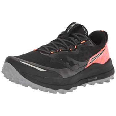 Imagem de Saucony Tênis feminino Xodus Ultra 2, Preto/Viziornge, 40