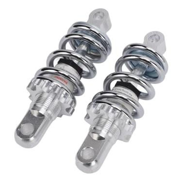 Imagem de 2 Peças Amortecedor Traseiro Ajustável de 125mm para Bicicleta Elétrica, Atv, Kart, Scooter e Mountain Bike-amortecedor de Suspensão de Alta Dureza