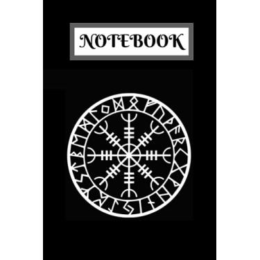 Imagem de Notebook: Runic Helm of Awe Notebook 6x9 200 page Blank Lined Journal