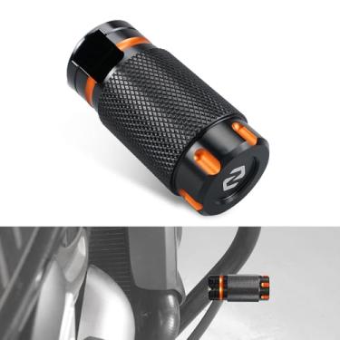 Imagem de NICECNC Pedal de freio traseiro laranja Pedal de freio traseiro de alumínio compatível com Harley Sportster S RH1250S 2021-2024, substituição para 50600383