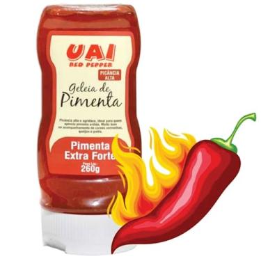 Imagem de Molho/Geleia de Pimenta 260g - Escolha seu Sabor Preferido! Sabor Intenso e Picante para Todos os Gostos | Ideal para Acompanhamentos e Petiscos (Pimenta Extra Forte)