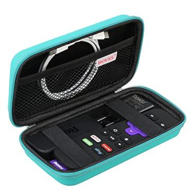 Imagem de BOVKE Hard Case for Roku Remote, Roku Streaming Stick+/4K Remote Case, Extra Mesh Pocket for Accessories, Turquoise