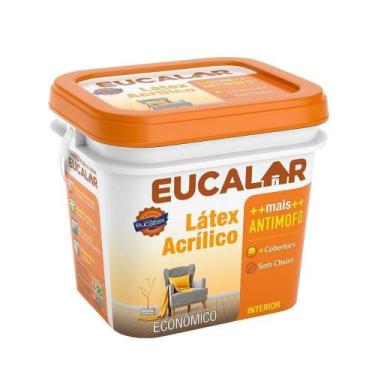 Imagem de Tinta Acrilica Eucalar 3,6 Litros Branco Fosco