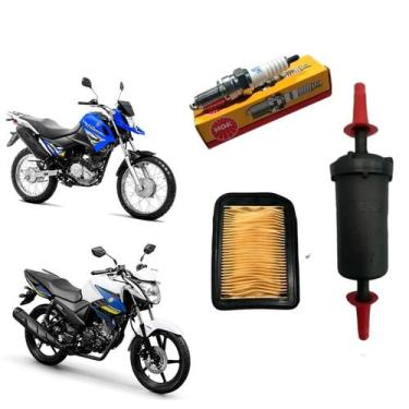 Imagem de Revisão Crosser 150-fazer 150 Vela,filtro Ar E Combustivel - NGK