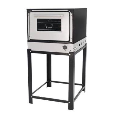 Imagem de Forno Industrial Á Gás Com Pé Bravo Brfp Cinza Venâncio - METALURGICA 